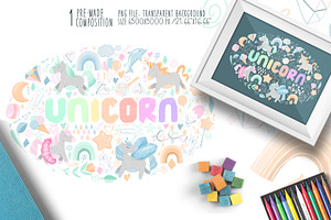 Unicorns. Children's Collection.