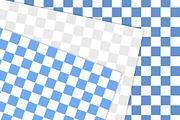 Blue Checkerboard Patterns, a Pattern Graphic by Patterns for Dessert (Thumbnail 2 of 5)