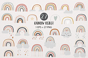 Rainbow poster pattern bundle, a Pattern Graphic by Piixypeach (Thumbnail 6 of 8)