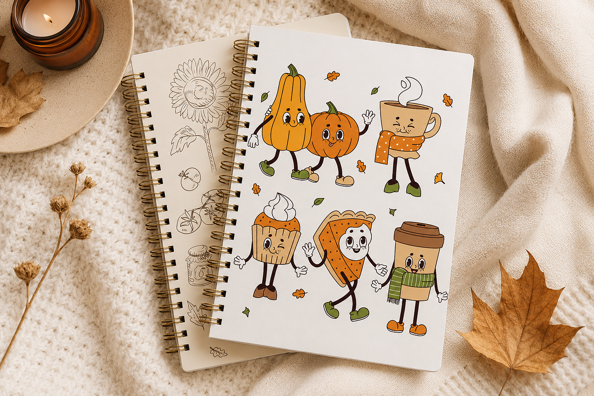 Hand-Drawn Pumpkin & Autumn Bundle, a Seasonal Illustration by Anna Studio (Photo 2 of 11)