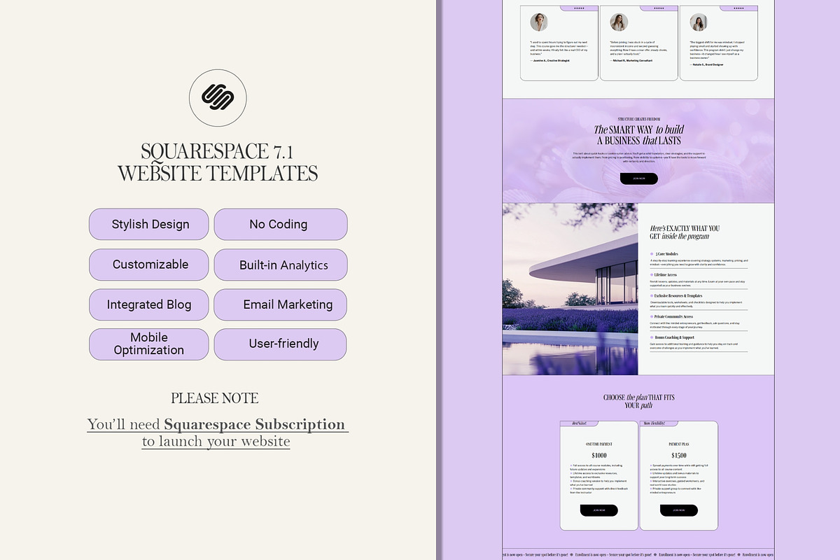 Sales Page Website Template, a Squarespace Template by 3.14&Co (Photo 6 of 11)
