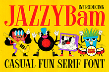 Jazzybam – Comical Serif Fonts