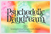 Psychedelic Daydream | 21 Images, a Background Graphic by Melanie Helena (Thumbnail 1 of 21)