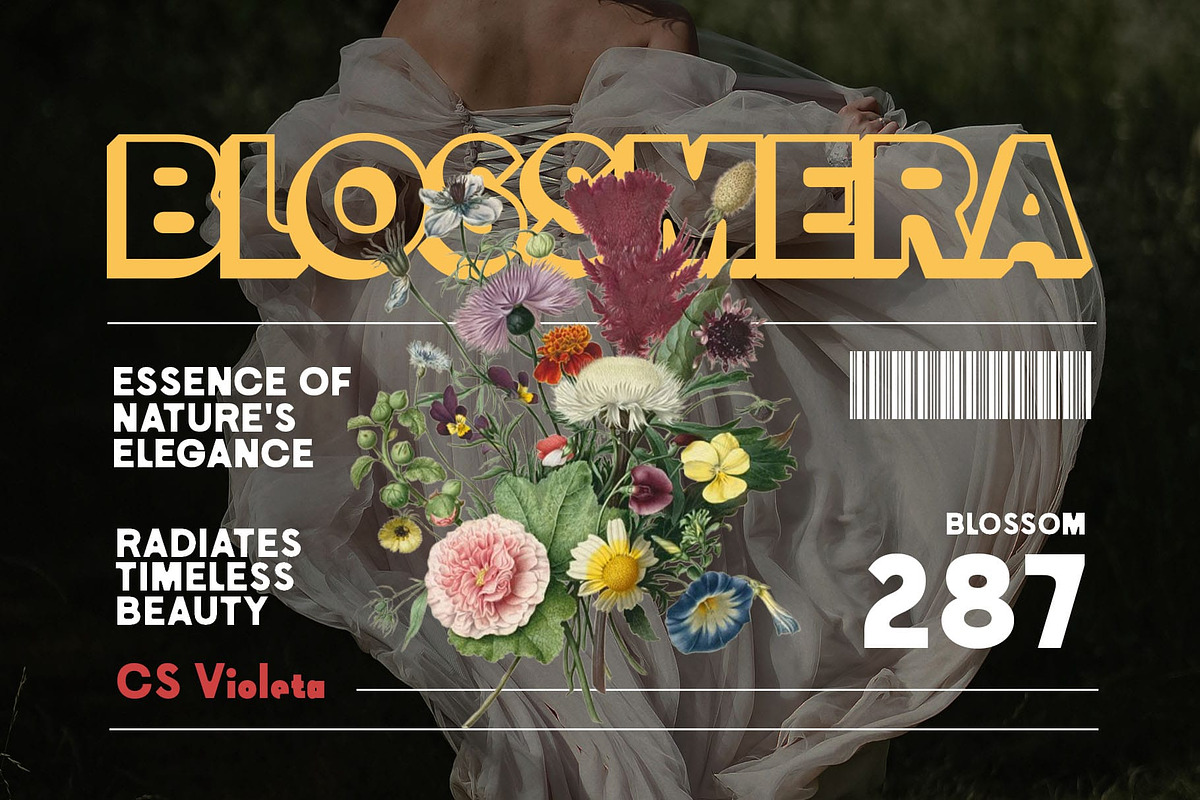 CS Violeta 3D, a Sans Serif Font by Craft Supply Co. (Photo 4 of 8)