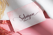 Mysthiq - Modern Script Font, a Script Font by Flawless And Co (Thumbnail 7 of 10)