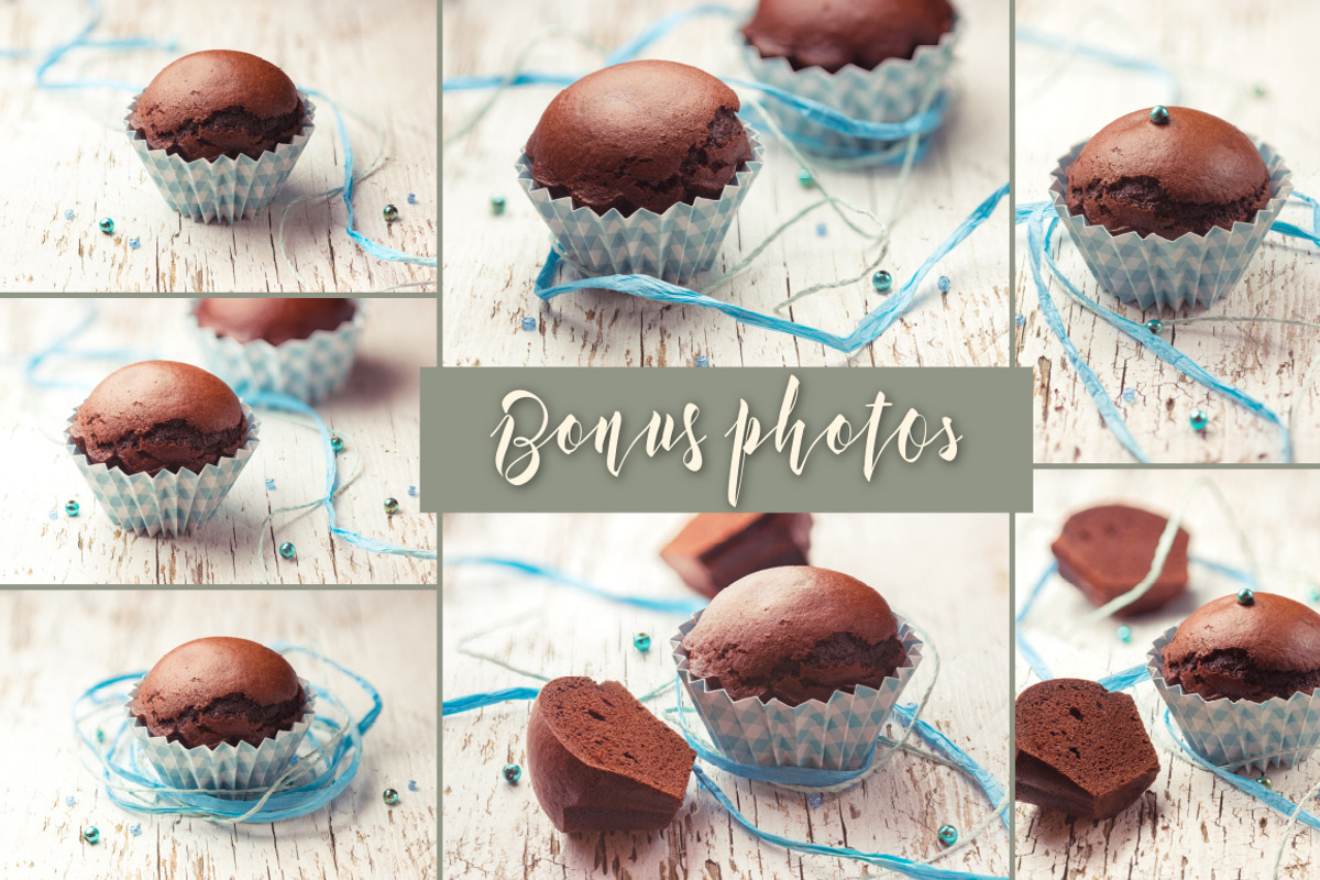 Kexman font + Cupcake photos preview 4
