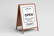 Store Sign Mockup, a Packaging Mockup by Artnivora.Std (Thumbnail 3 of 4)