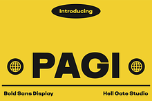 Pagi Modern Sans Serif Font
