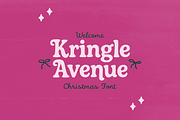 Kringle Avenue Serif Christmas Font, a Font by Blush Font Co. (Thumbnail 1 of 4)