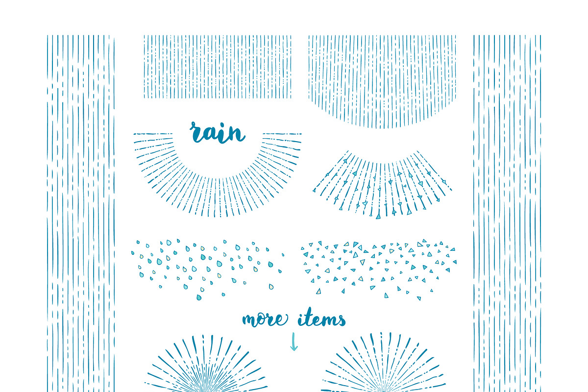 Sky. Graphics-letterings-patterns., an Illustration by MaljukArt (Photo 13 of 20)