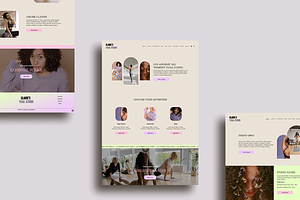 Claire -Squarespace Website Template