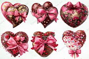 Valentine Chocolate Clipart Bundle, an Illustration by Creative Art (Thumbnail 4 of 9)