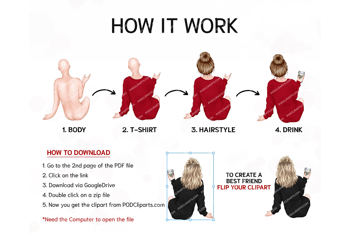 Couple sitting clipart PNG, a Person Illustration by Podcliparts (Photo 6 of 9)
