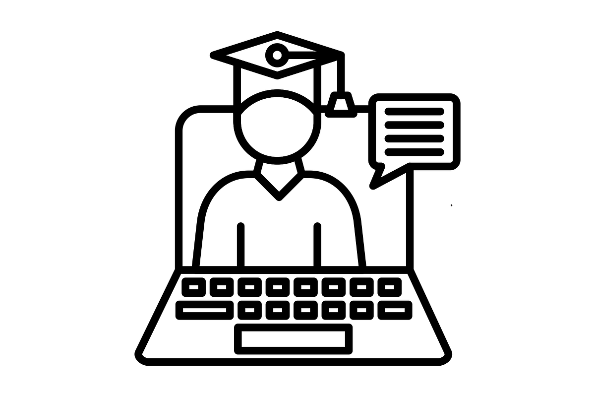 Student Line Icon, an Outline Icon by Pexelpy (Photo 2 of 2)