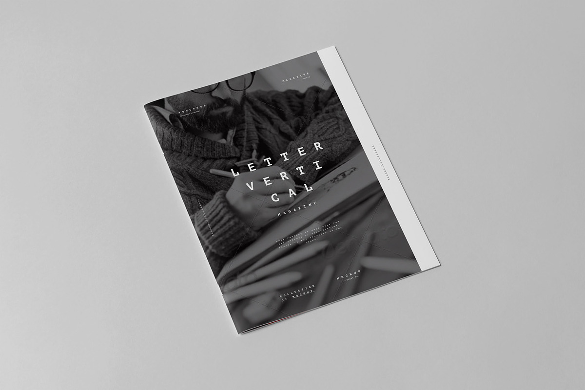 US Letter Brochure Mock-up 3, a Books & Magazine Mockup by Yogurt86 (Photo 13 of 13)