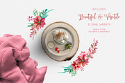 Hand Painted Gouache Holiday Floral, a Seasonal Illustration by By Kerri Ann (Thumbnail 2 of 8)