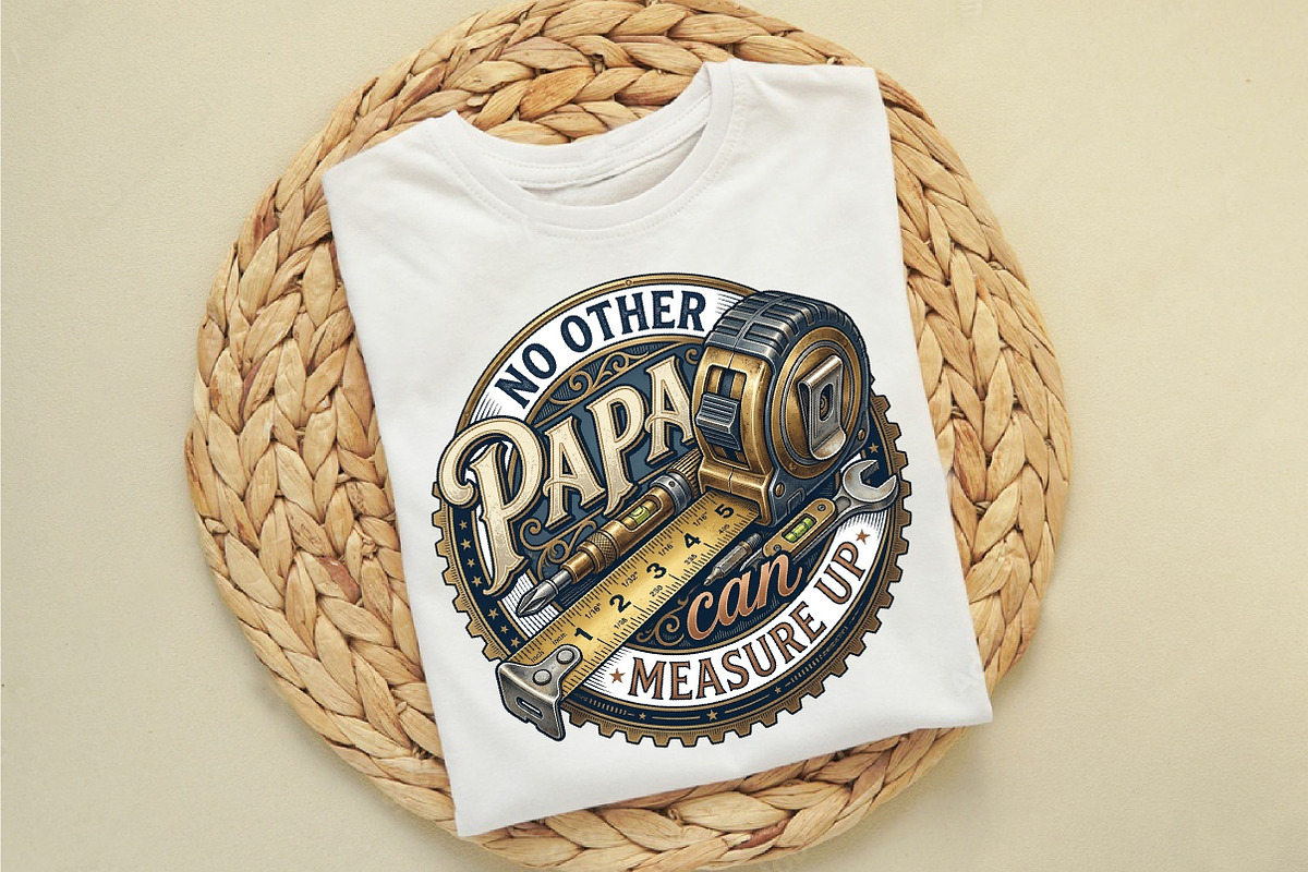 Funny Papa Beyond Measure, Dad Shirt, a Seasonal Illustration by designcity5 (Photo 2 of 4)