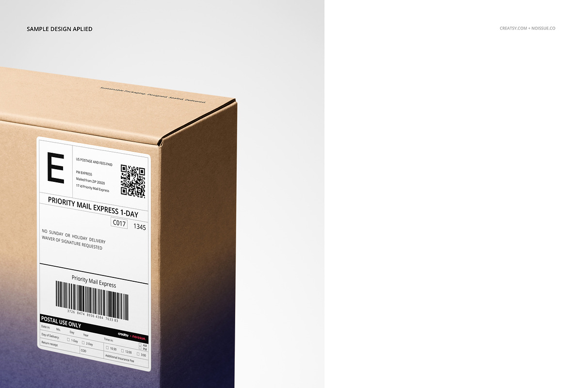 Noissue Shipping Labels Mockup Set, a Packaging Mockup by creatsy5 (Photo 11 of 21)
