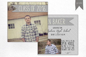 GRADUATION | announcement template