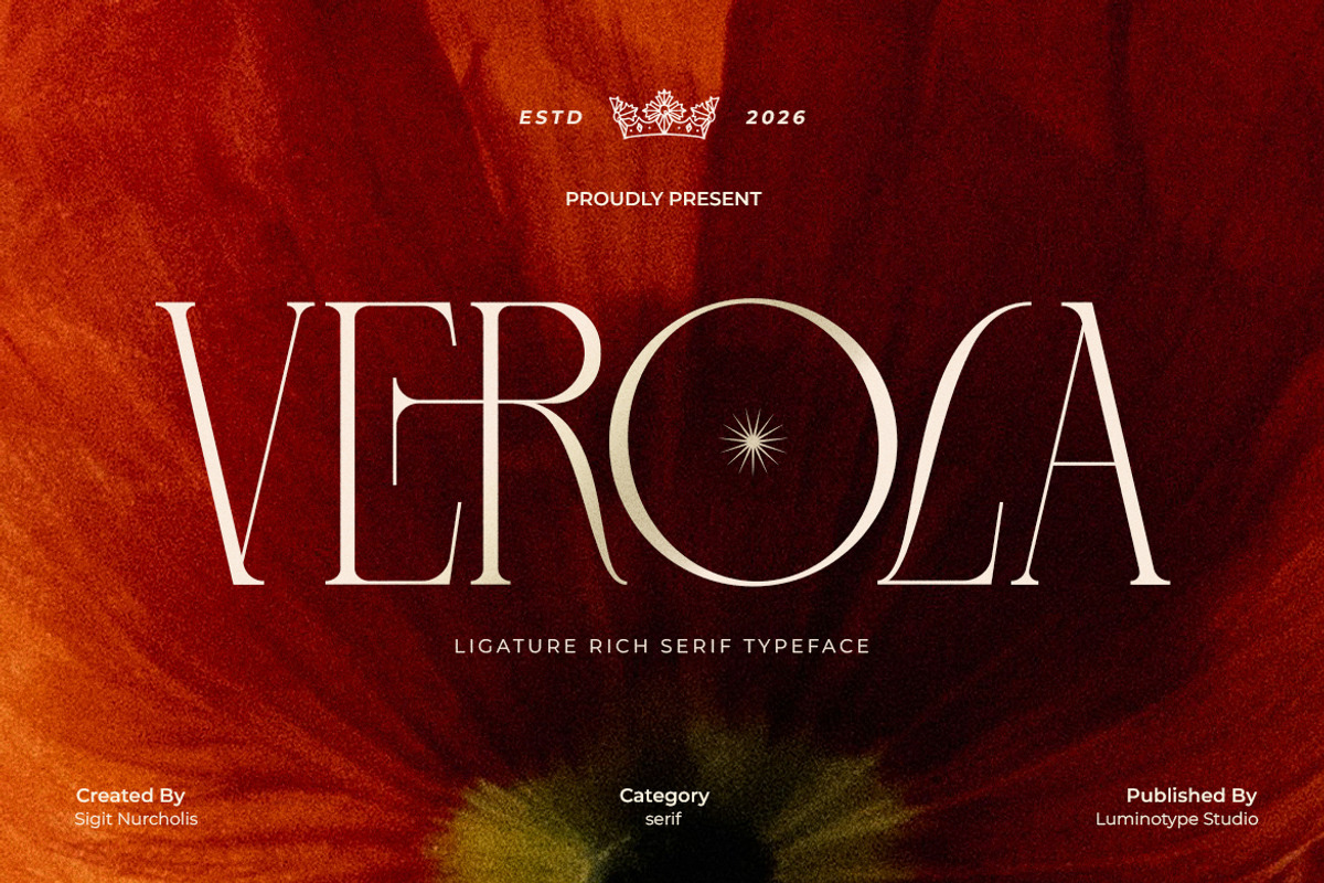 LT Verola – Rich Serif Ligature Type, a Serif Font by Luminotype (Photo 1 of 15)