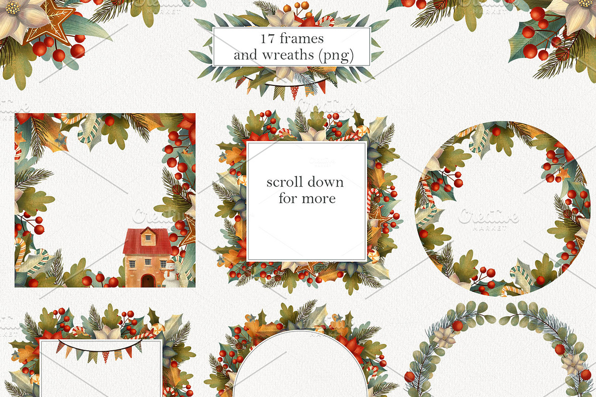 Christmas Magic Set, a Decorative Illustration by Daria's Magic World (Photo 4 of 7)