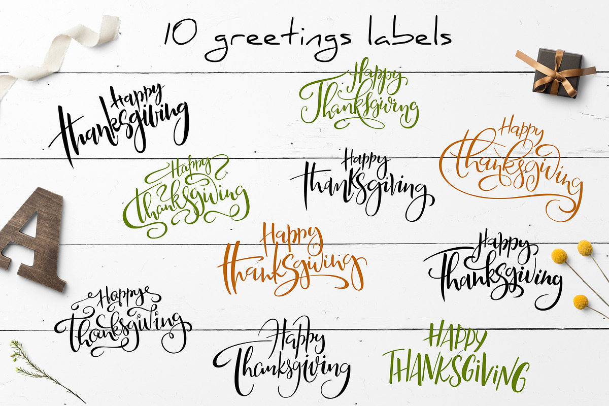Happy thanksgiving collection, an Object Graphic by catary art (Photo 4 of 5)