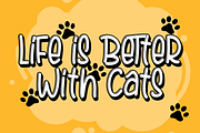 Paw Fighter + Bonus Vector, a Font by figuree studio (Thumbnail 2 of 10)