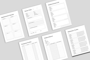 Medical Planner Template Canva V.15