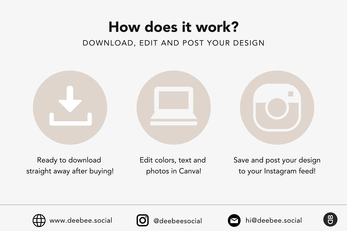 Coaching Instagram Templates | Canva, a Social Media Template by DeeBeeDesign (Photo 10 of 10)