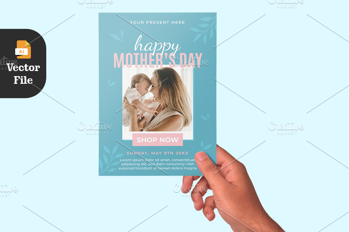 Mother’s Day Sale Flyer, a Flyer Template by Peacock_design (Photo 2 of 4)