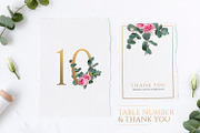 Eucalyptus & Gold Wedding Suite, an Invitation Template by Azka Creative (Thumbnail 3 of 8)