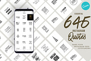 645 Essential Social Media Quotes, a Social Media Template by Eviory (Thumbnail 1 of 25)