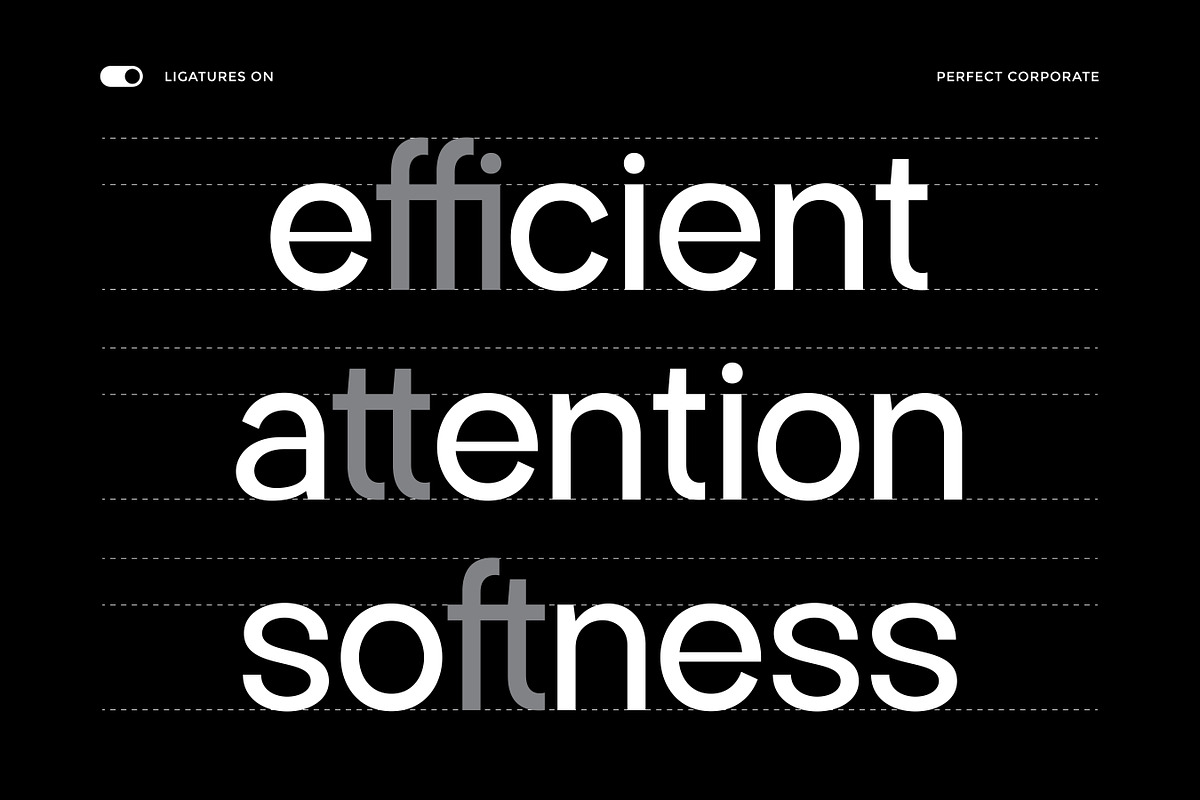 Perfect Corporate Sans Serif Family, a Sans Serif Font by Mahesans Co (Photo 9 of 10)