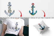 Anchor Rope Clipart, a Graphic by Artnoy (Thumbnail 3 of 5)