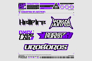 RAKITEK - Futuristic Display Font, a Sans Serif Font by Enxyclo Studio (Thumbnail 3 of 4)