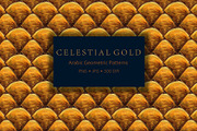 Celestial Gold: Arabic Patterns Kit, a Pattern Graphic by FineArt (Thumbnail 1 of 5)