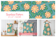 Spring Flower Seamless Pattern, an Illustration by Johanna V. Creative (Thumbnail 1 of 3)