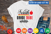 Fourth Grade Tribe Svg Cut File, an Object Graphic by CrexoraLab (Thumbnail 2 of 3)