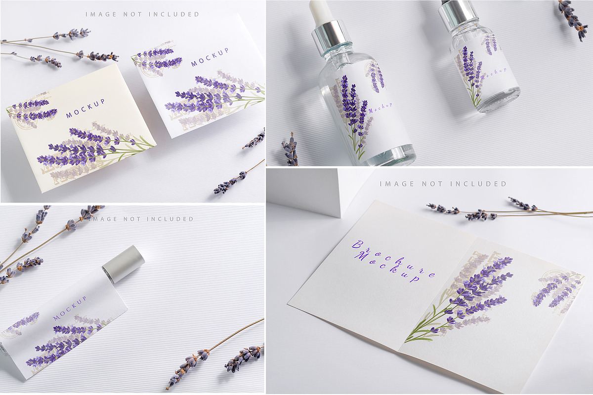 Lavender cosmetics Mockup, a Packaging Mockup by YuMyart (Photo 4 of 10)