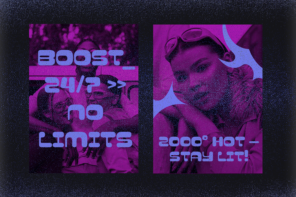 Caples - Y2K High Contrast Font, a Font by Drizy (Photo 5 of 8)