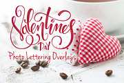 Valentine's Day lettering overlays, a Graphic by catary art (Thumbnail 1 of 5)