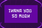 Metaporze - Futuristic Font, a Sans Serif Font by Dhabee (Thumbnail 4 of 9)