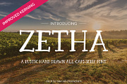 Zetha - a Hand Drawn Serif Font, a Serif Font by Kreanille Design (Thumbnail 1 of 4)