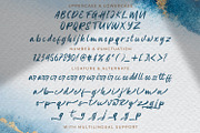 Higuey Matteo - Textured Brush Font, a Script Font by StringLabs (Thumbnail 8 of 9)