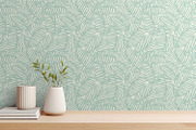 Subtle Plam Leaves, a Wallpaper Graphic by MalyskaStudio (Thumbnail 3 of 5)