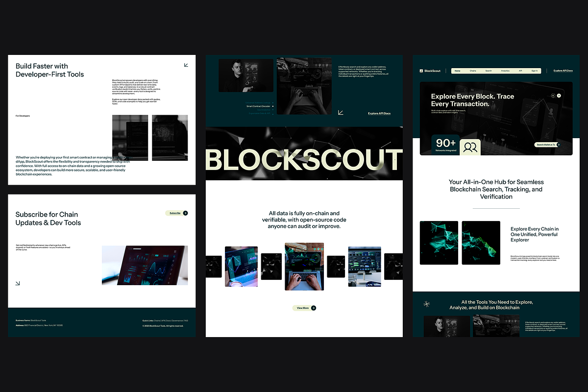 Figma Web3 Blockchain Landing Page, a Landing Page Template by Musara (Photo 4 of 5)