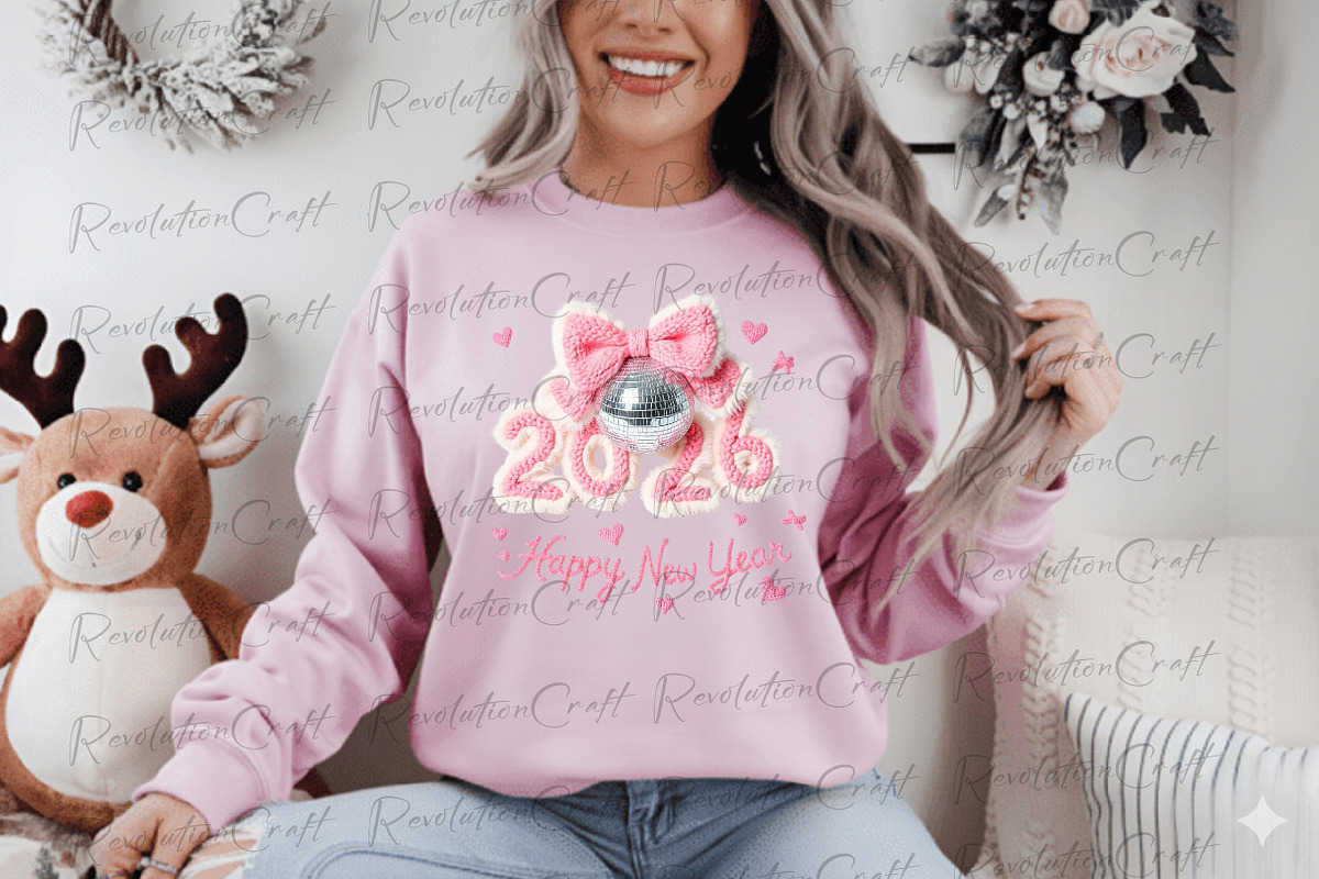Yarn Crochet Happy New Year 2026, an Illustration by OK Design (Photo 4 of 4)