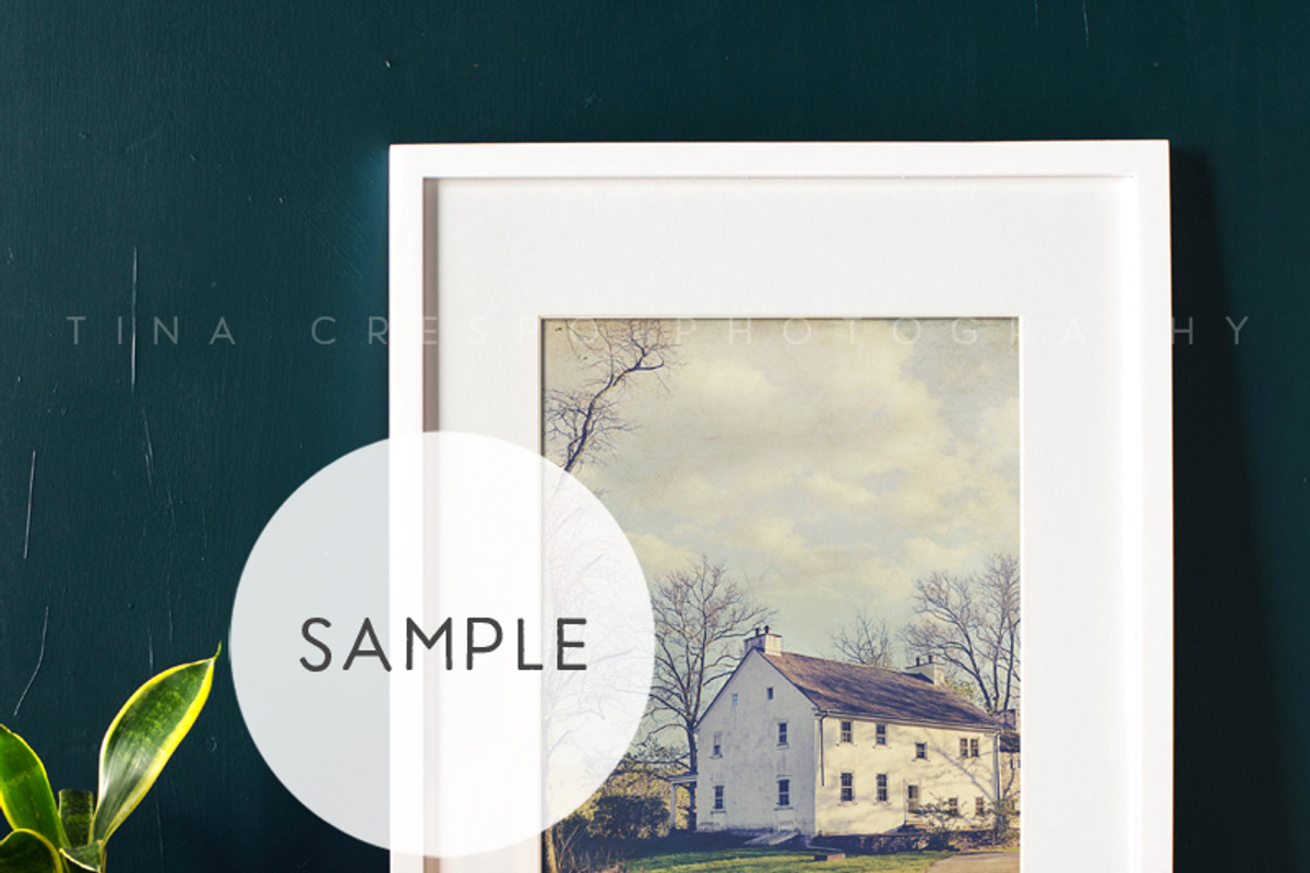 Rustic Teal Framed Print Mockup #4, a Print Template by Tina Crespo (Photo 2 of 2)