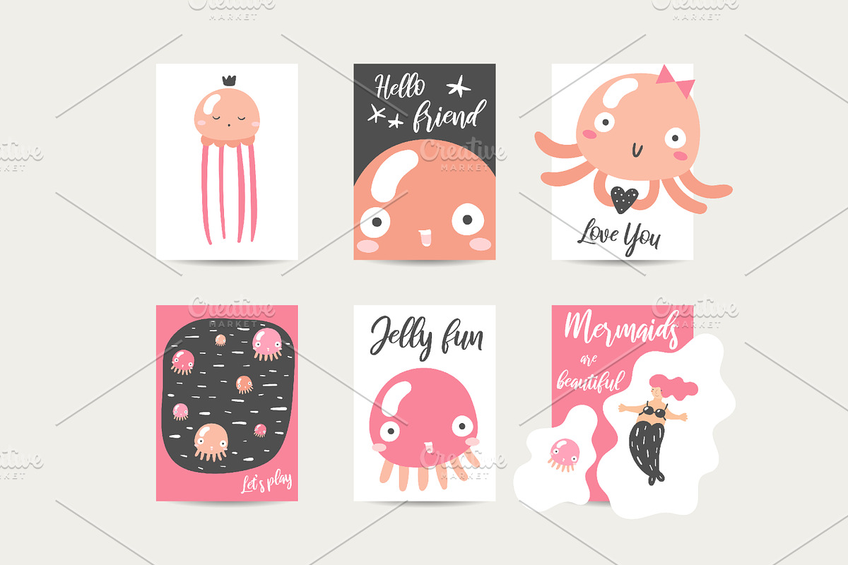 Postcards with animals, an Animal Illustration by Veresk (Photo 7 of 12)
