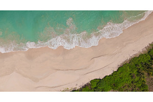 Lombok island beach shoreline with, a Nature Photo by Goinyk
